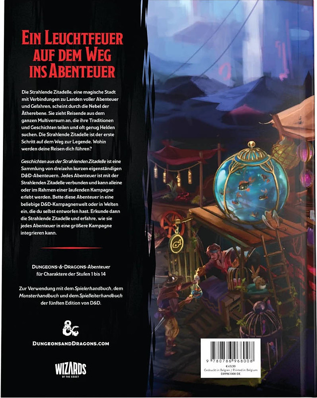 D&D: Geschichten aus der strahlenden Zitadelle Rueckseite