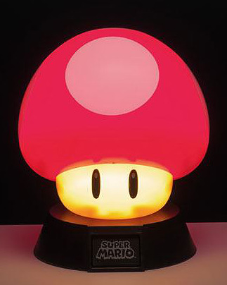 Super Mario 3D Lampe Power-Up Pilz Cover