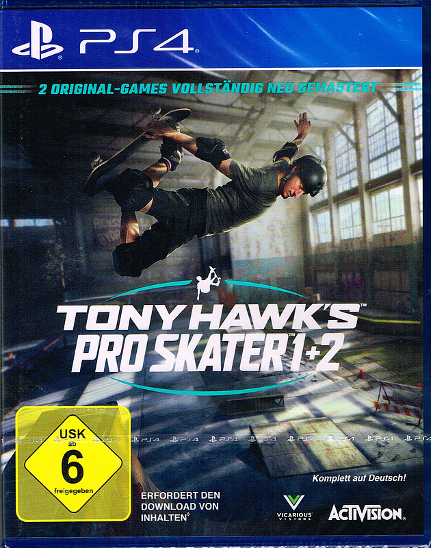 Tony Hawk's Pro Skater 1&2 Cover