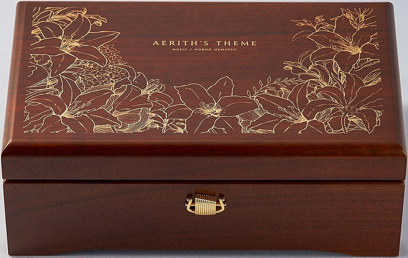 Final Fantasy VII Deluxe Spieluhr Aeriths Theme Rueckseite