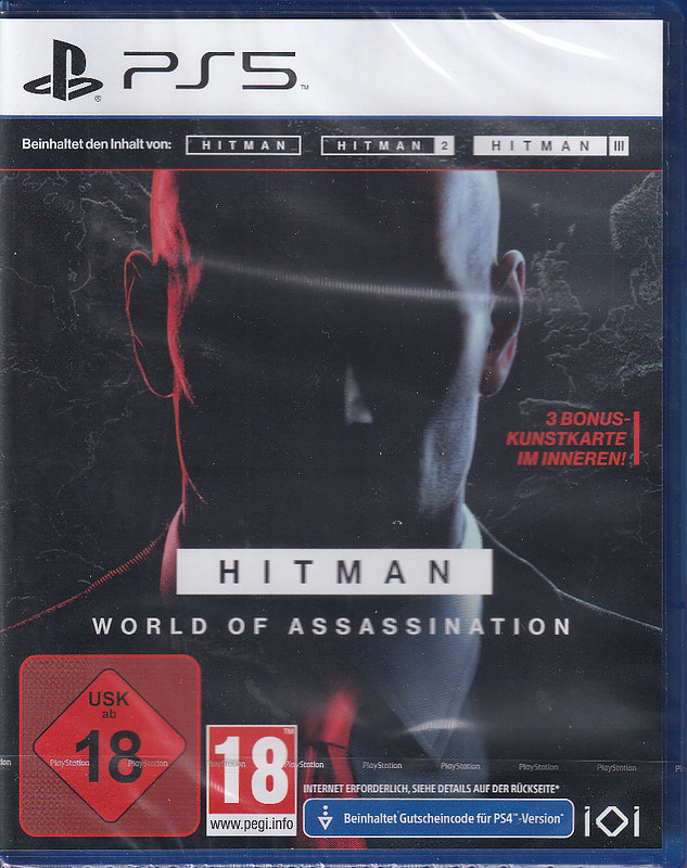 Hitman: World of Assassination + 3 Boni Cover