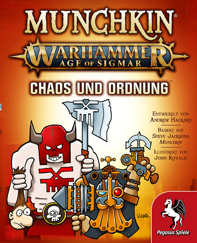 Munchkin: Warhammer AOS Chaos & Ordnung Cover