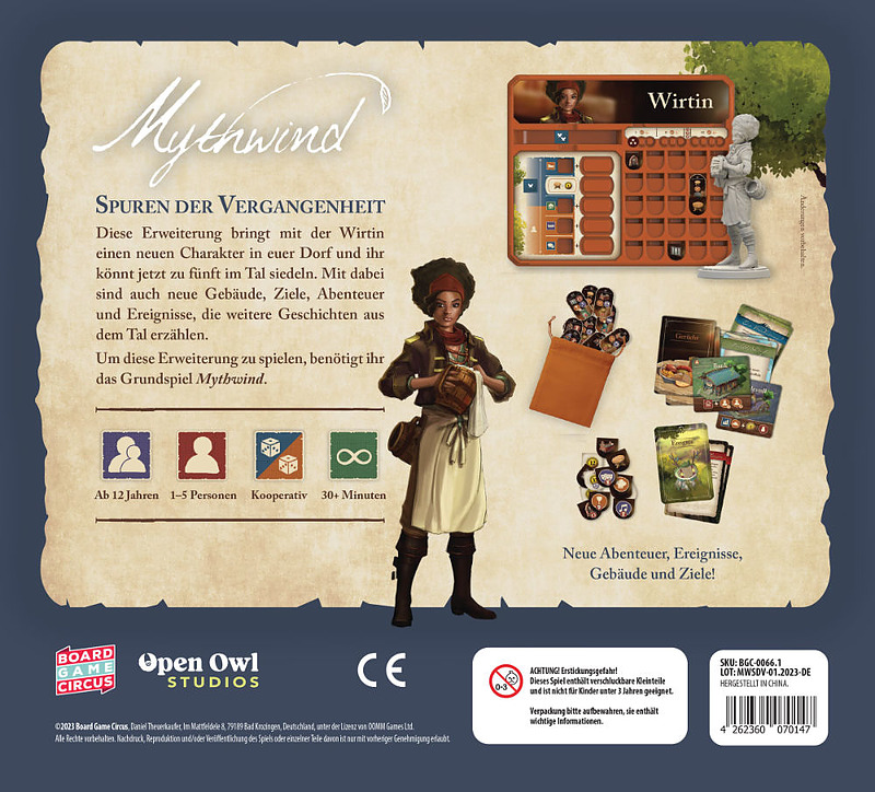 Mythwind: Spuren der Vergangenheit Erweiterung Rueckseite