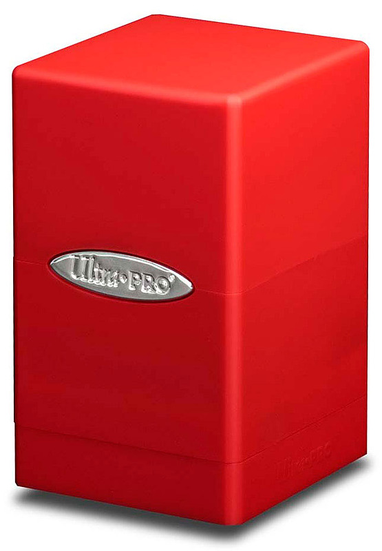 Ultra Pro Red Satin Tower Deckbox Cover