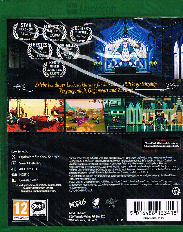 Cris Tales Rueckseite