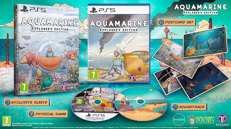 Aquamarine: Explorers Edition (PEGI) Rueckseite