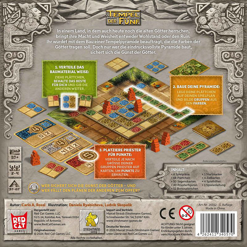 Tempel der Fünf Rueckseite