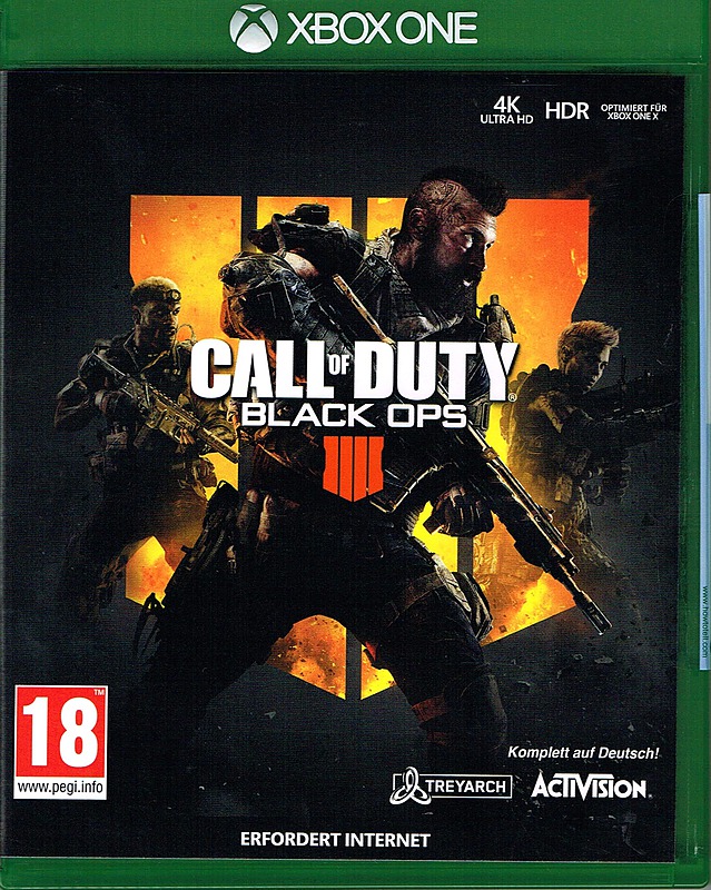 Call of Duty: Black Ops 4 (AT-PEGI) Cover