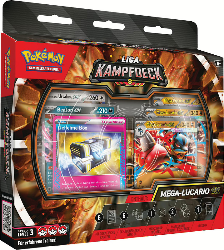 Pokemon Liga-Kampfdeck Mega-Lucario Cover