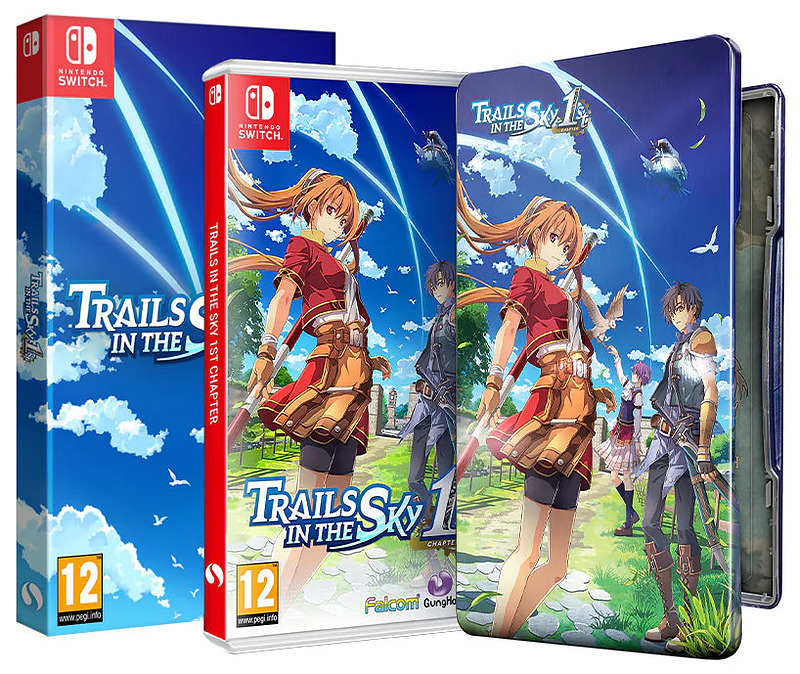 Trails in the Sky 1st Chapter Steelbook (PEGI) Cover