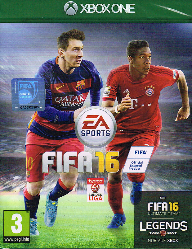 FIFA 16 (AT-PEGI) + Steelbook Cover