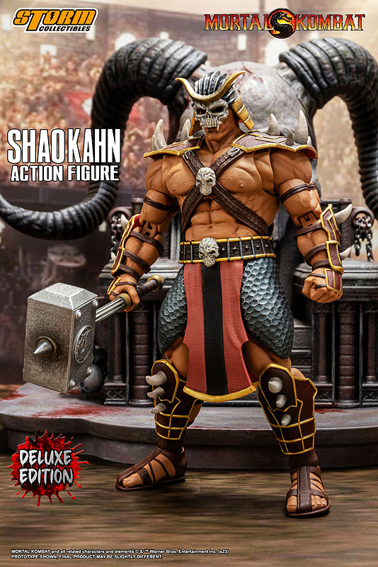 Mortal Kombat Actionfigur 1/12 Shao Kahn Deluxe Rueckseite