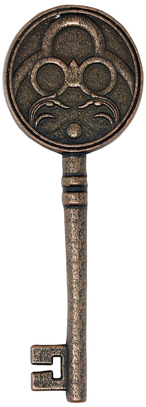 Resident Evil VIII Replik 1/1 Insignia key Rueckseite