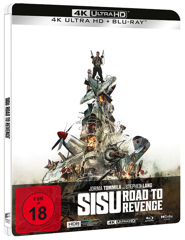 Sisu: Road to Revenge Limitiertes Steelbook Cover