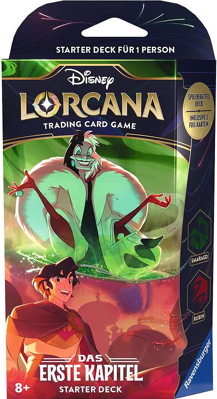 Lorcana Starter Deck Kap. 1 Smaragd und Rubin (DE) Cover