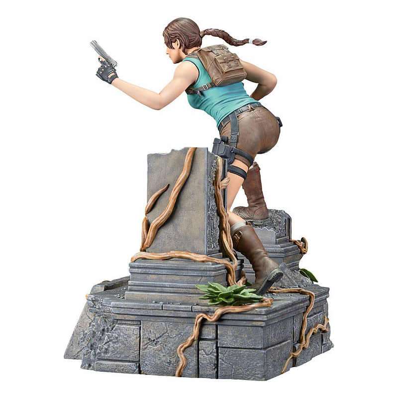 Tomb Raider PVC Statue Lara Croft Rueckseite