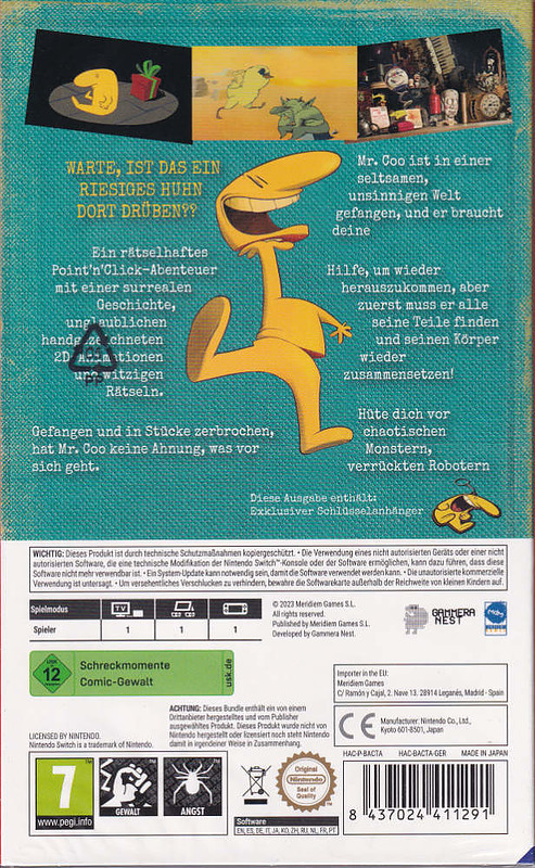 The Many Pieces of Mr. Coo Fantabulous Edition Rueckseite