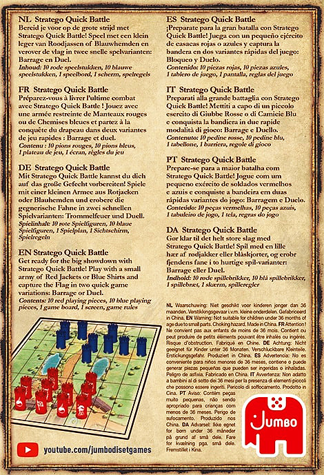 Stratego - Quick Battle Rueckseite