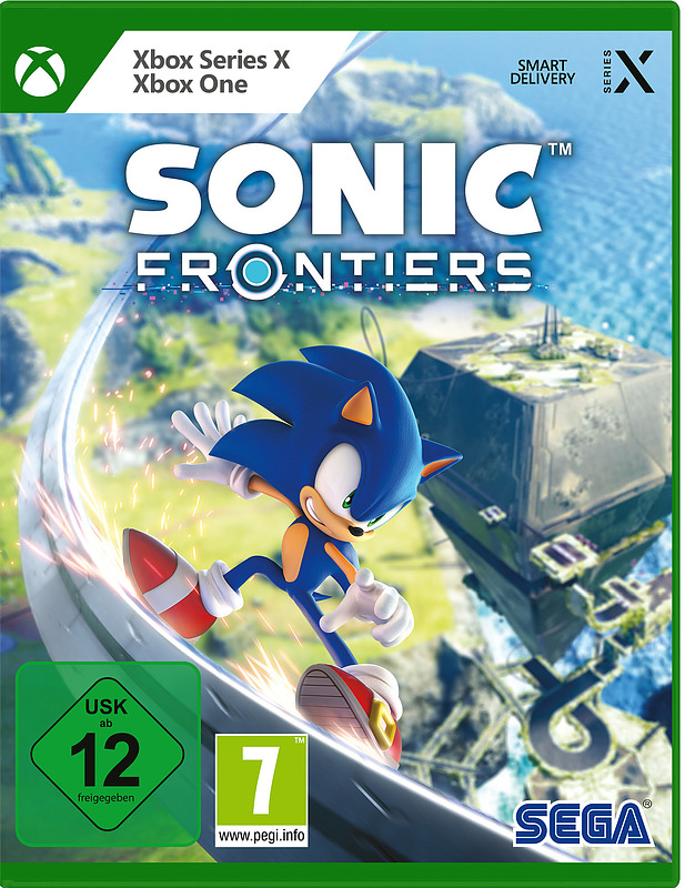 Sonic Frontiers + Key Art Steelbook Cover
