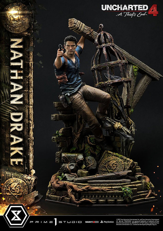 Uncharted 4 Statue 1/9 Nathan Drake Cover