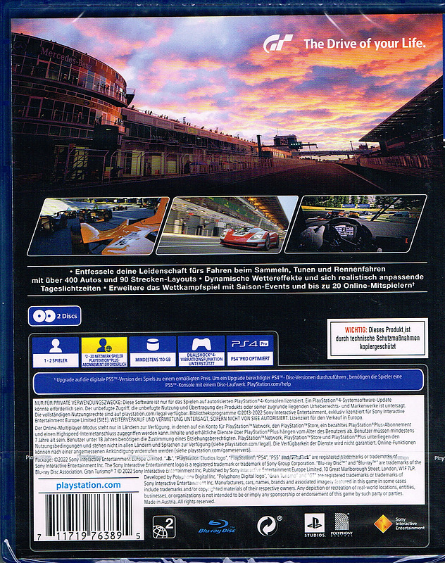 Gran Turismo 7 Rueckseite