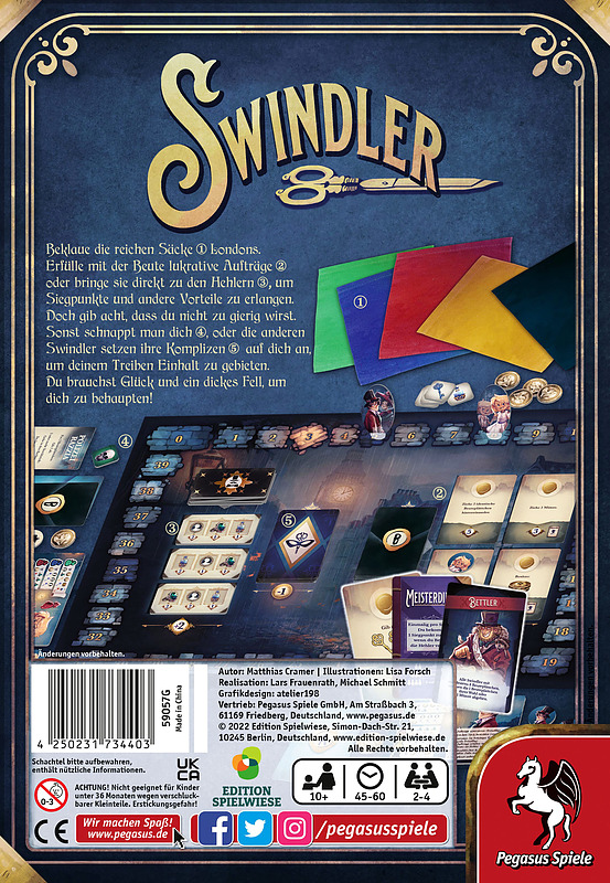 Swindler Rueckseite