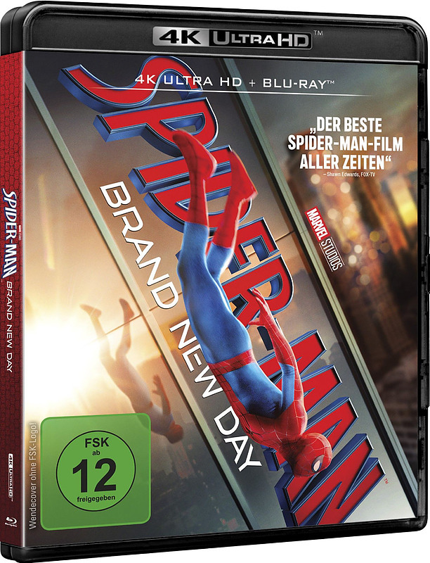 Spider-Man: Brand New Day (4K-UHD + Blu-ray) Cover