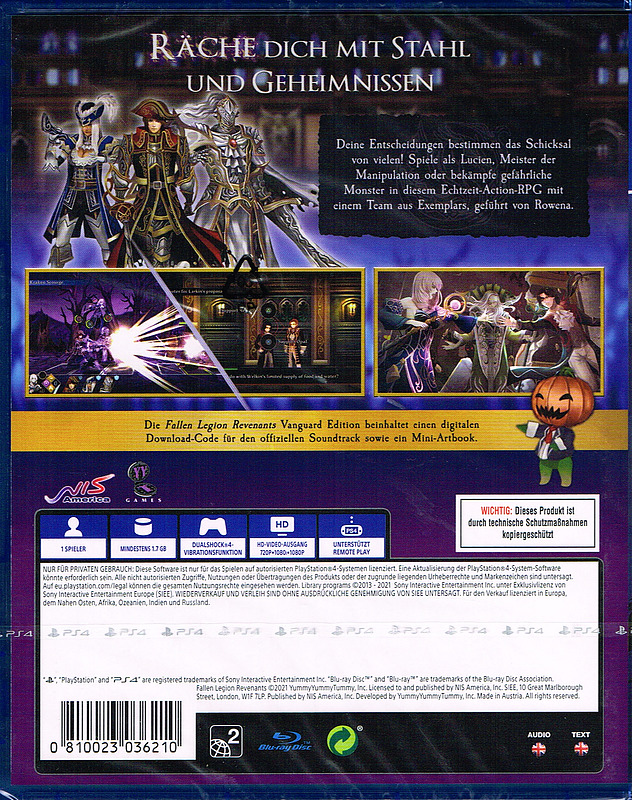 Fallen Legion Revenants Vanguard Edition + 3 Boni Rueckseite