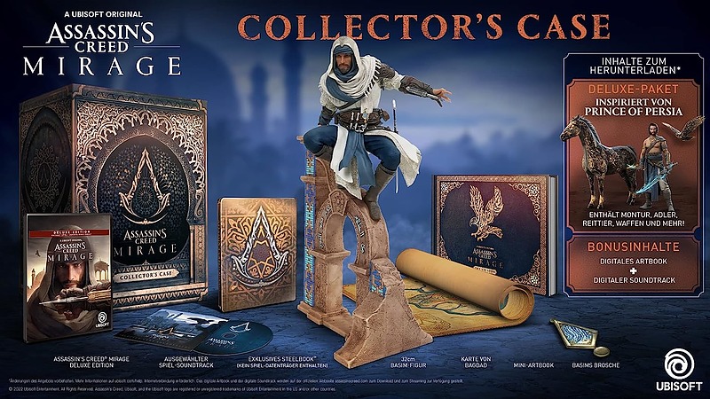 Assassin's Creed Mirage Collectors Edition (AT) Rueckseite