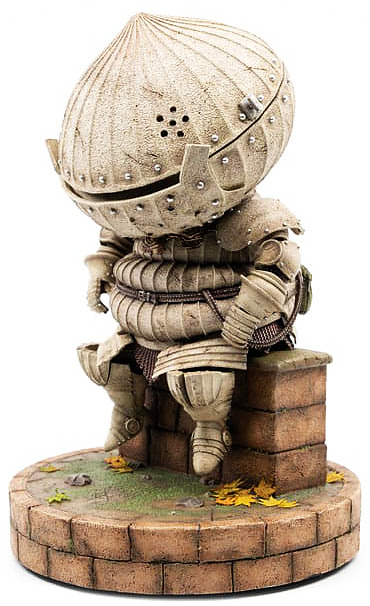 Dark Souls Statue Siegmeyer of Catarina SD sitzen Rueckseite