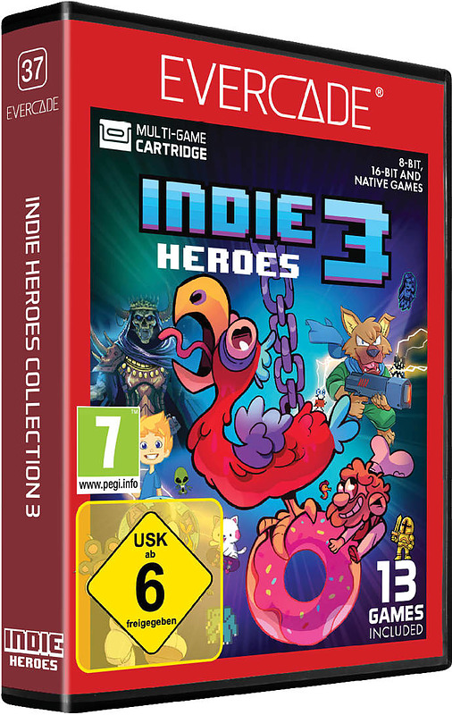 Blaze Evercade Indie Heroes Cartridge 3 Cover