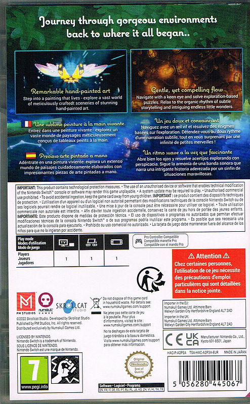 Hoa (PEGI) Rueckseite