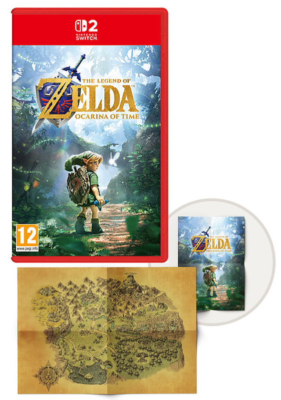 The Legend of Zelda: Ocarina of Time + Poster (PEGI) Cover