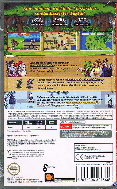 WarGroove Deluxe Edition Rueckseite