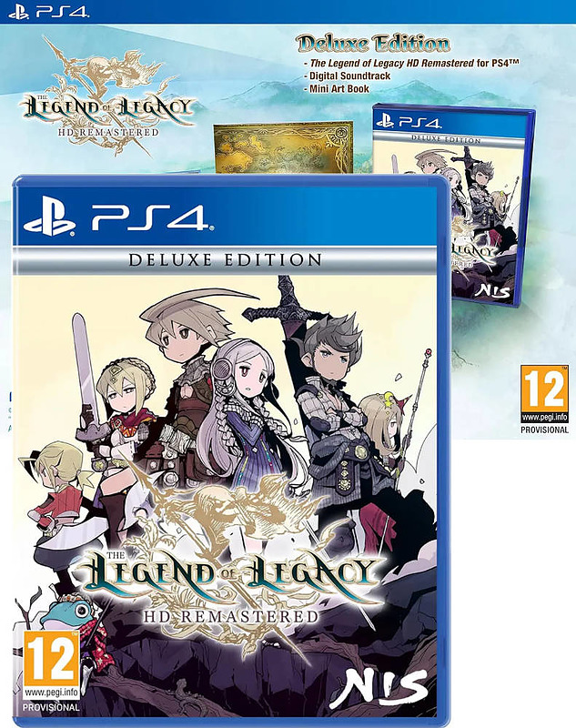 The Legend of Legacy HD Remastered Deluxe (PEGI) Cover