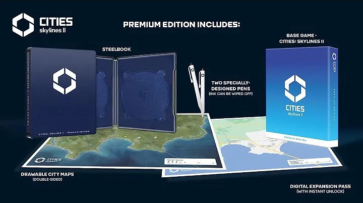 Cities Skylines II Premium Edition Rueckseite