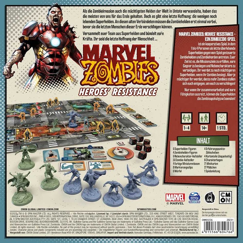Marvel Zombies: Heroes Resistance Rueckseite