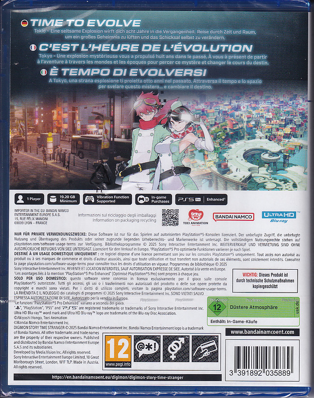 Digimon Story: Time Stranger Rueckseite