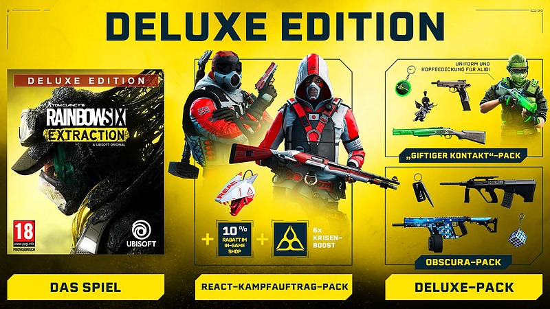 Rainbow Six Extraction Deluxe Edition Rueckseite