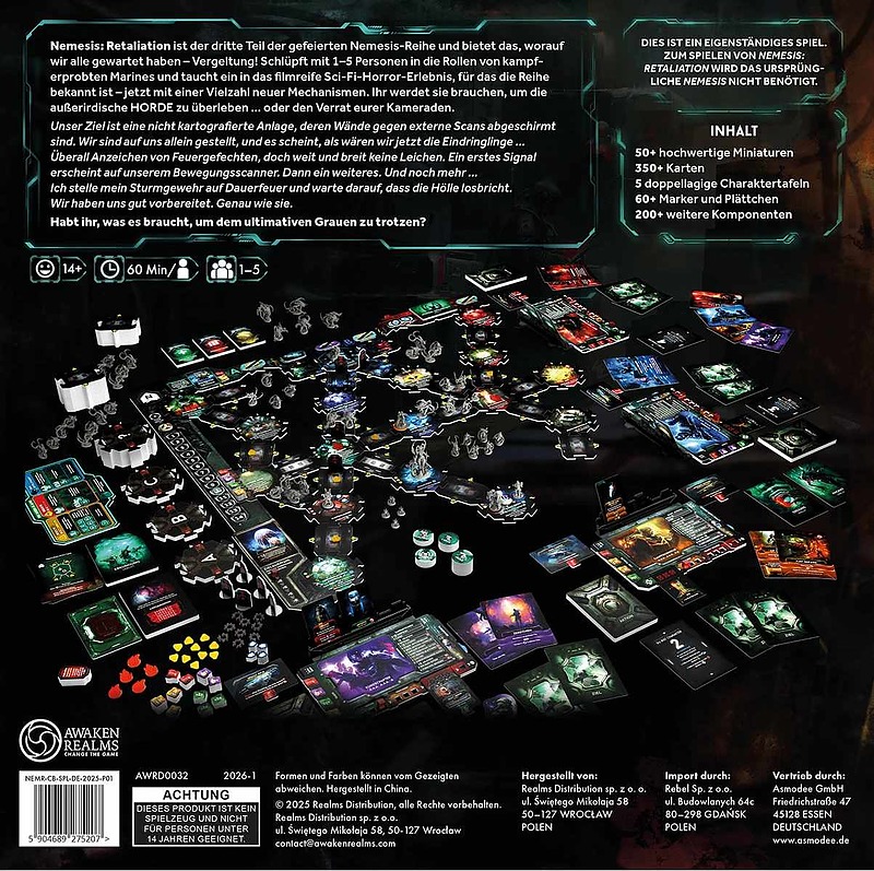 Nemesis: Retaliation Rueckseite