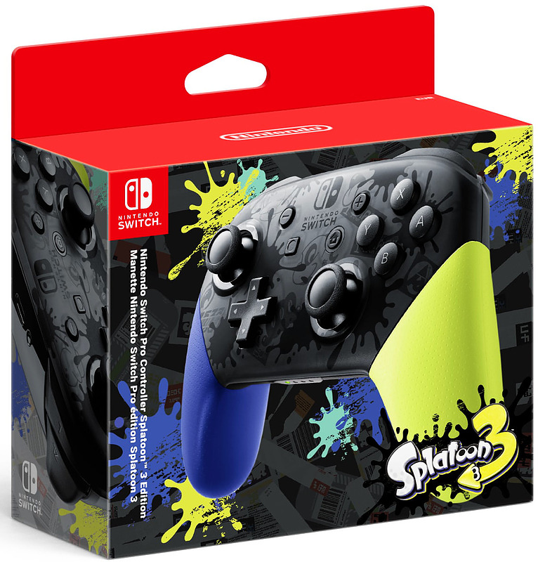 Nintendo Switch Pro Controller Splatoon 3 Edition Cover