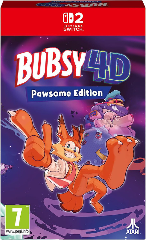 Bubsy 4D Pawsome Edition (PEGI) Cover