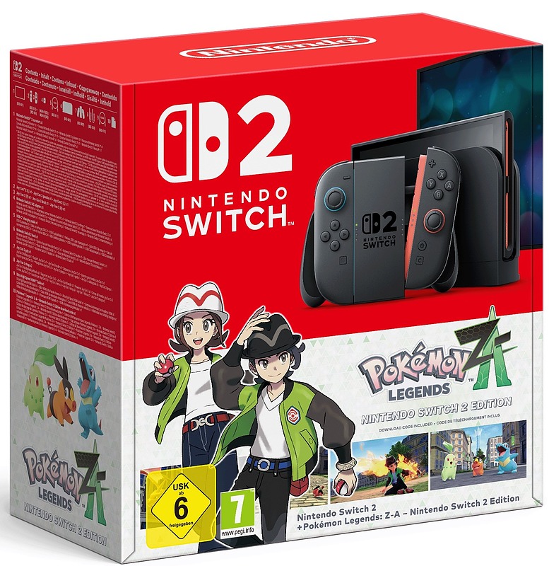 Nintendo Switch 2 + Pokémon Legenden: Z-A Cover