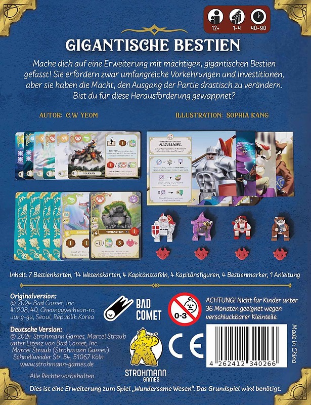 Wundersame Wesen: Gigantische Bestien Rueckseite