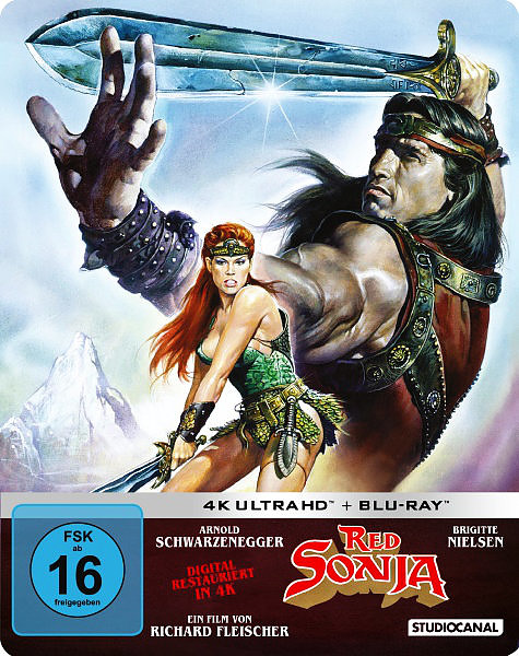 Red Sonja Limited Steelbook Edition Cover