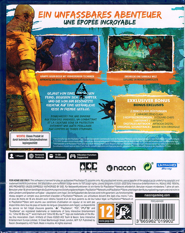 Clash: Artifacts of Chaos Rueckseite