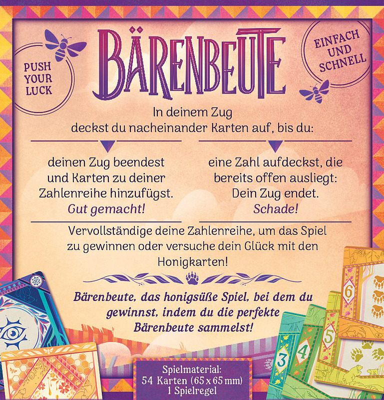 Bärenbeute Rueckseite