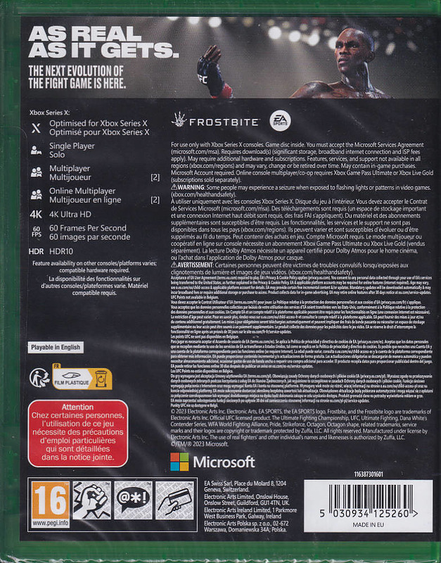 UFC 5 (AT-PEGI) Rueckseite