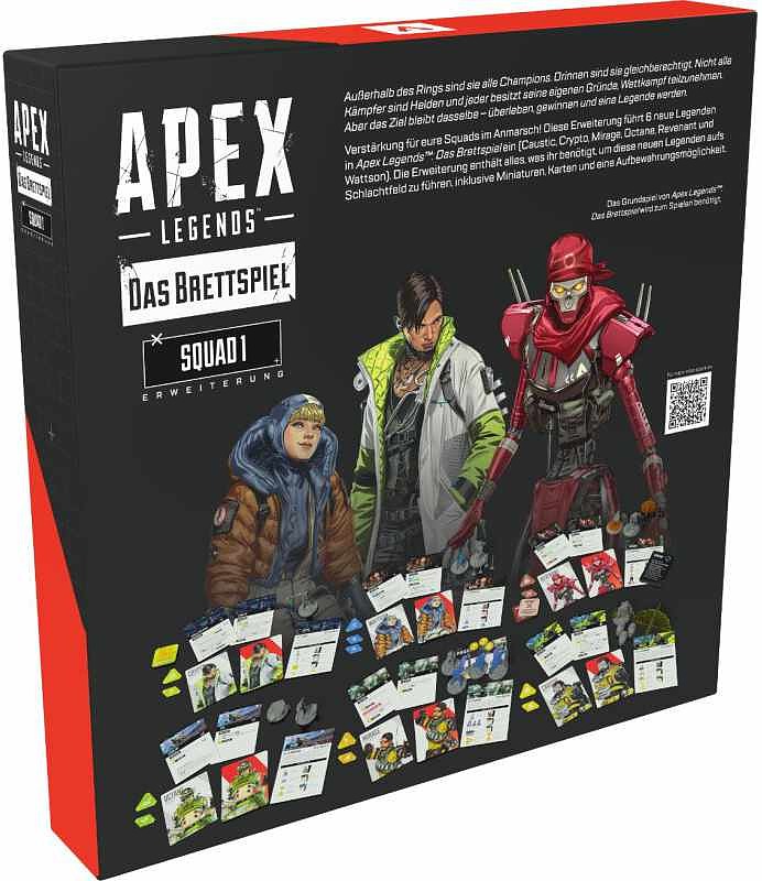 Apex Legends - Das Brettspiel: Squad Rueckseite