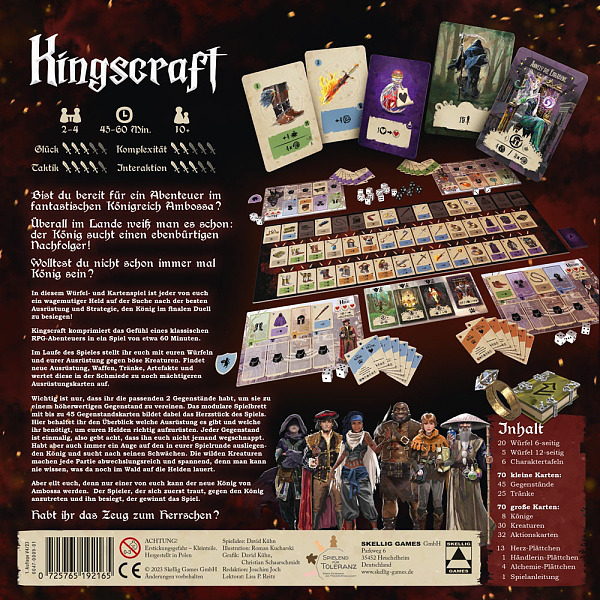 Kingscraft Rueckseite